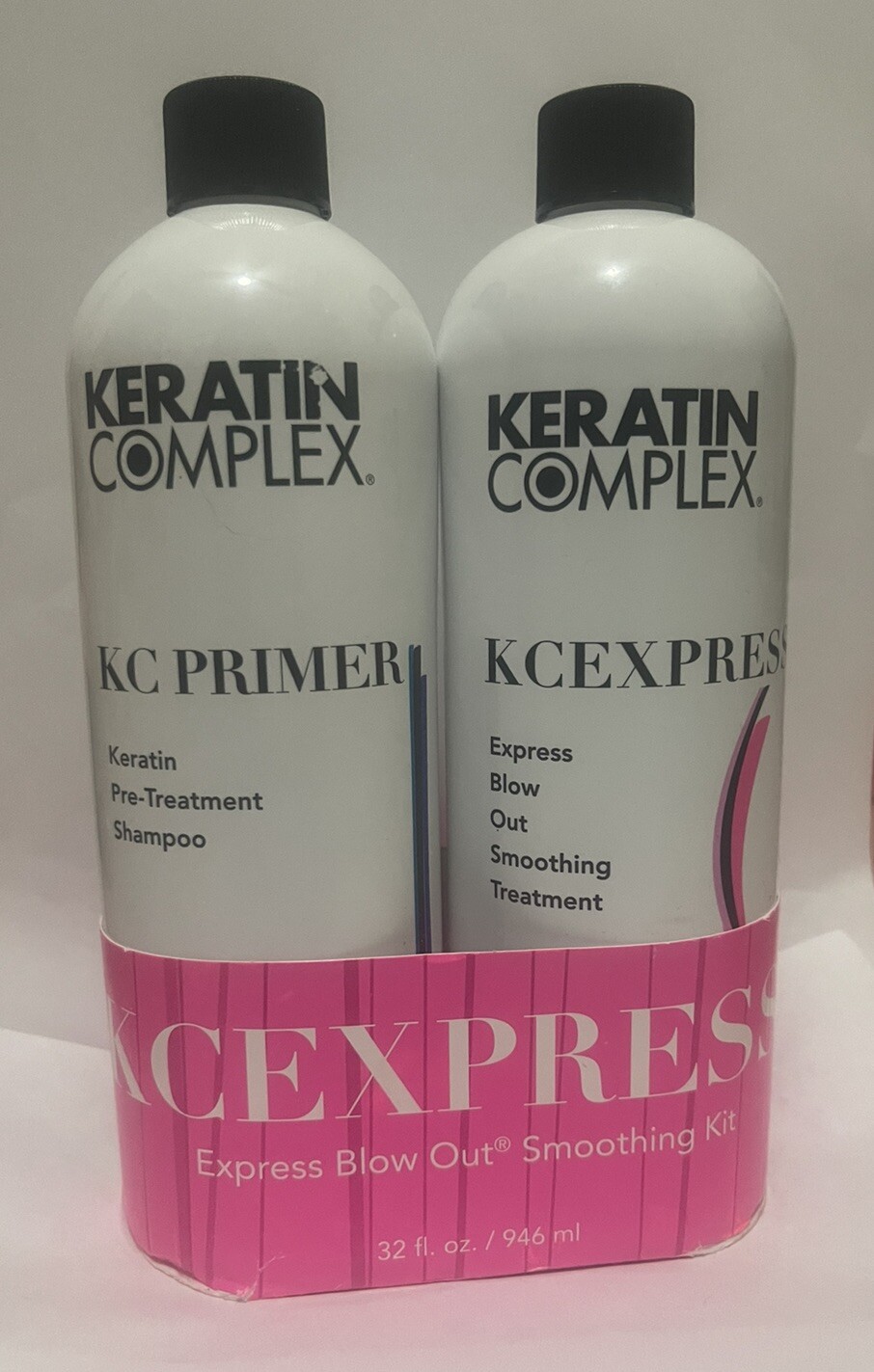 Keratin Complex Express Blow Out Smoothing Treatment & Shampoo 16 Oz x 2. Sealed