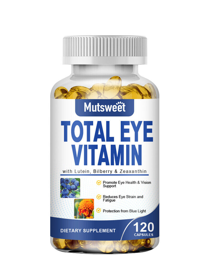 Lutein and Zeaxanthin, Eye Health Supplement 120 Capsules Promote Healthy Eye