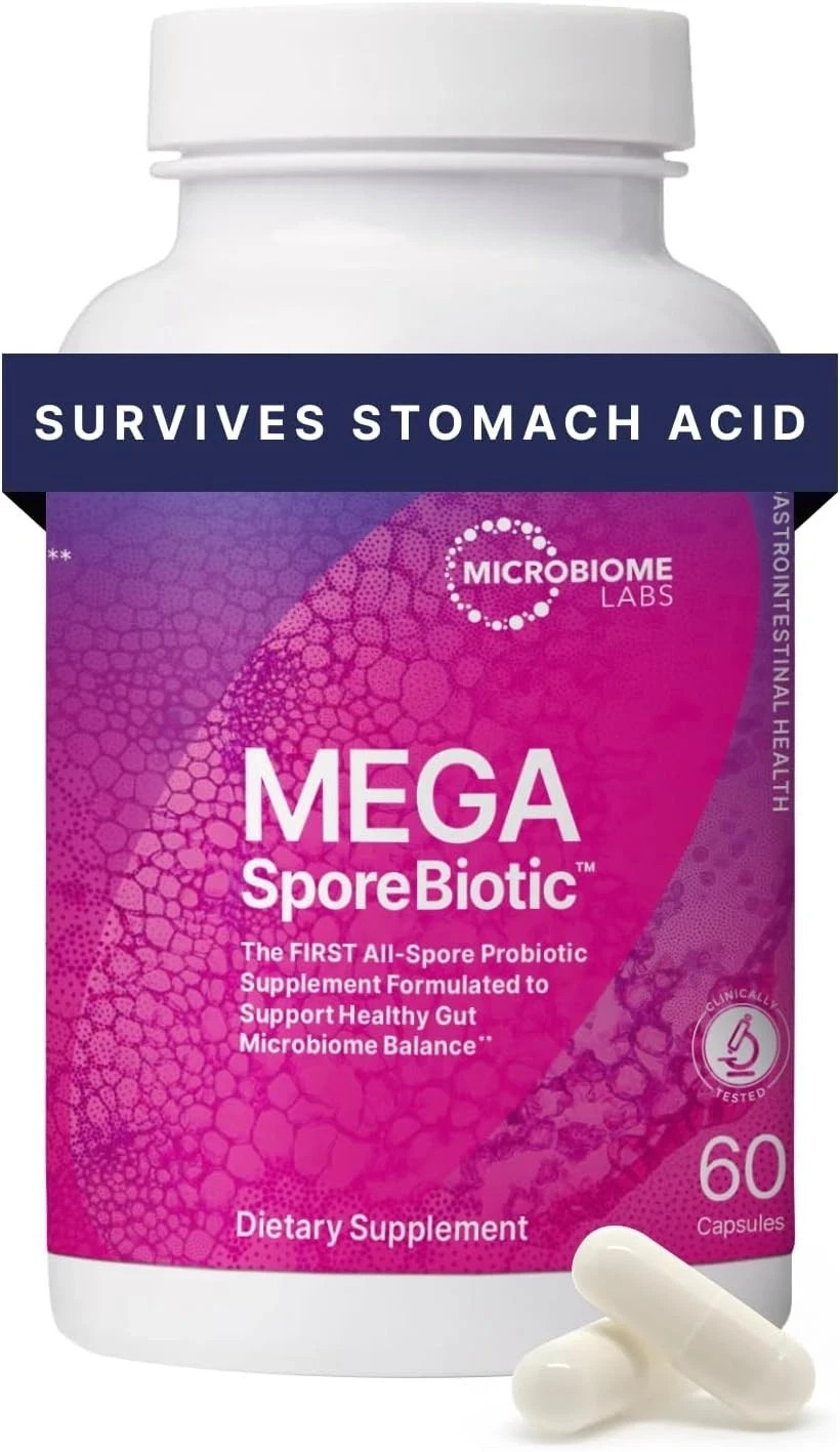 Brand New 2-Pack Mega SporeBiotic for Gut & Microbiome Health
