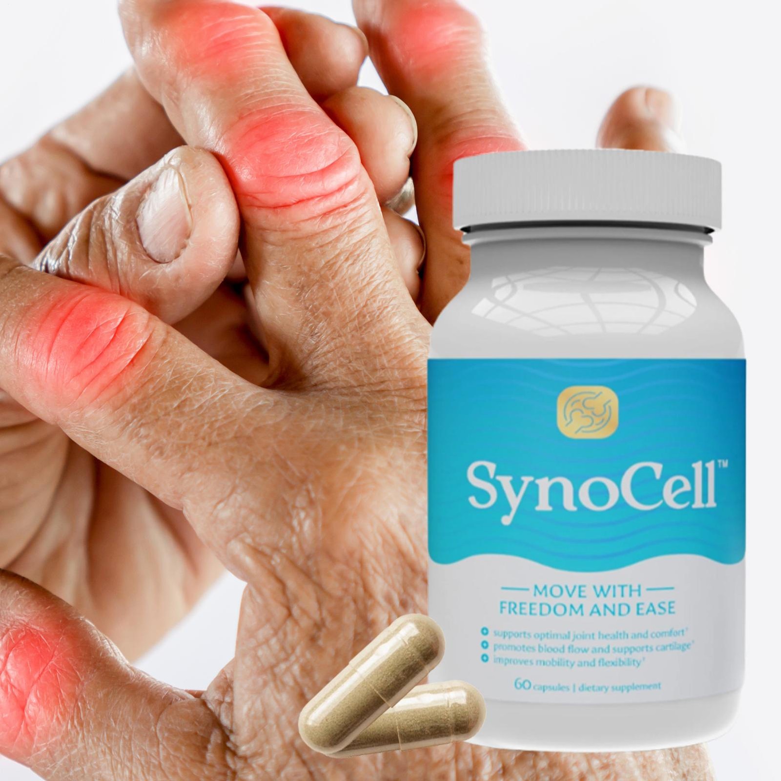 Synocell Glucosamine Chondroitin Complex Back Neck & Joint Support Supplement