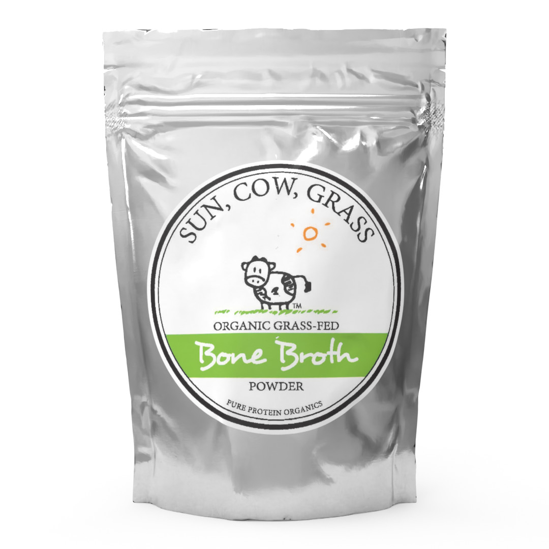 Bone Broth Powder – Pure Protein Organics – Grass-fed