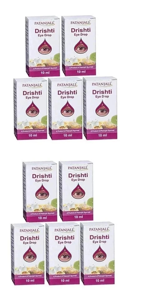 Drishti Eye Care Liquid 10ml Pack of 3 Fast Shipping