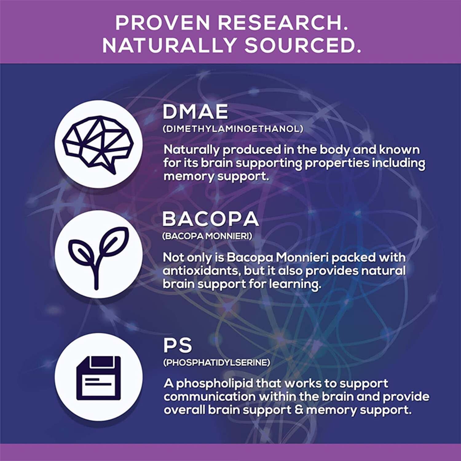Brain Supplement – Memory Booster, Focus Function, Clarity – Phosphatidylserine
