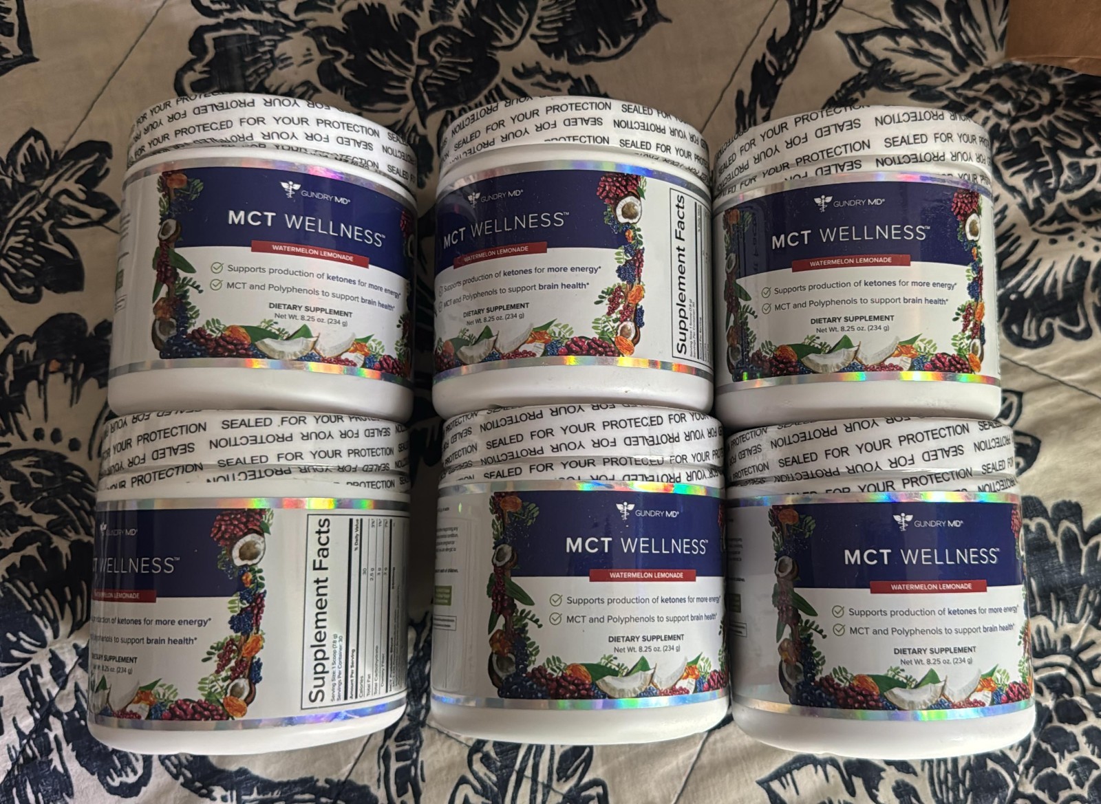 Gundry MD MCT Wellness Powder to Support Energy, Watermelon Lemonade Sugar Free