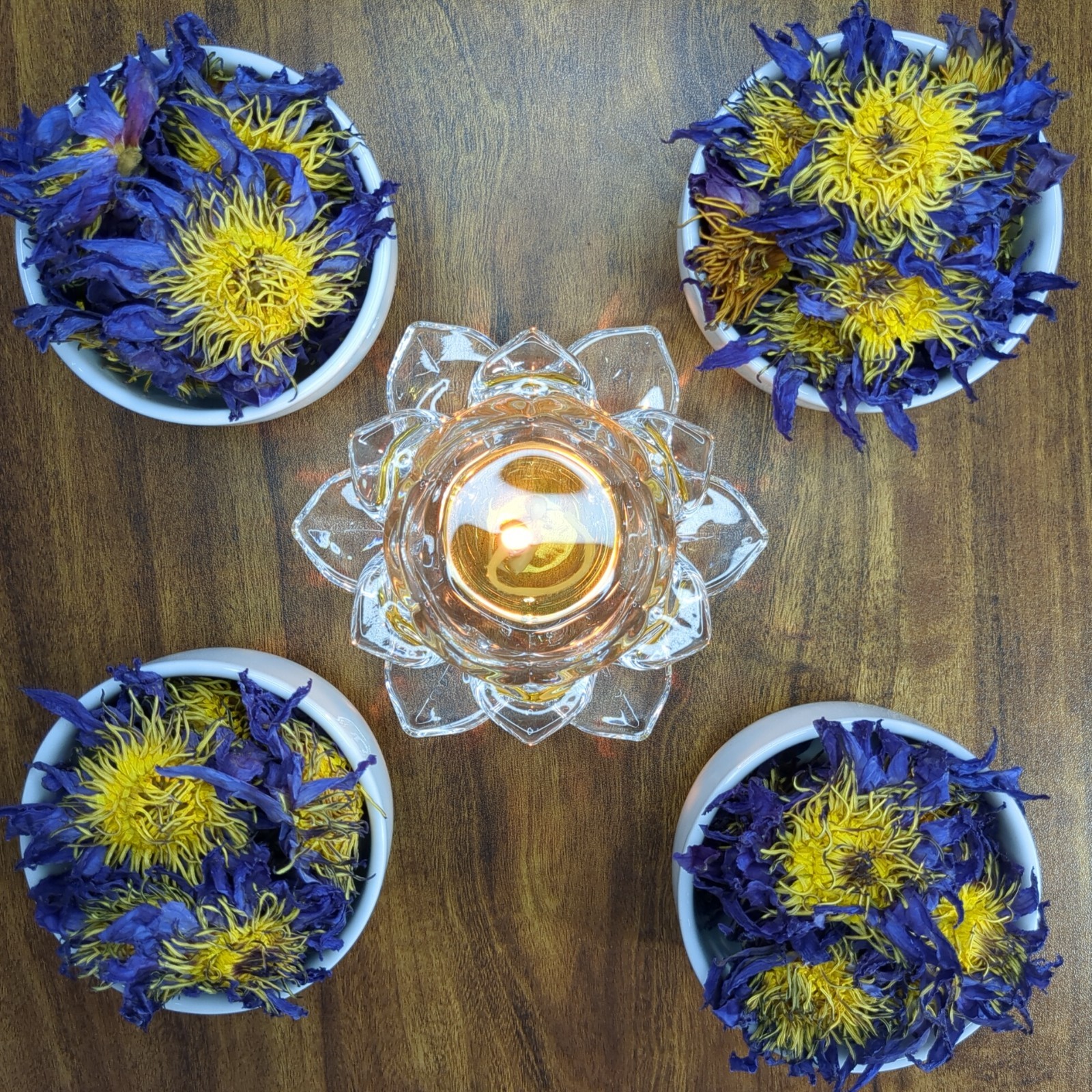 Blue Lotus (Nymphaea Caerulea) 100% Organic Natural Hand Picked Flowers Herb Tea