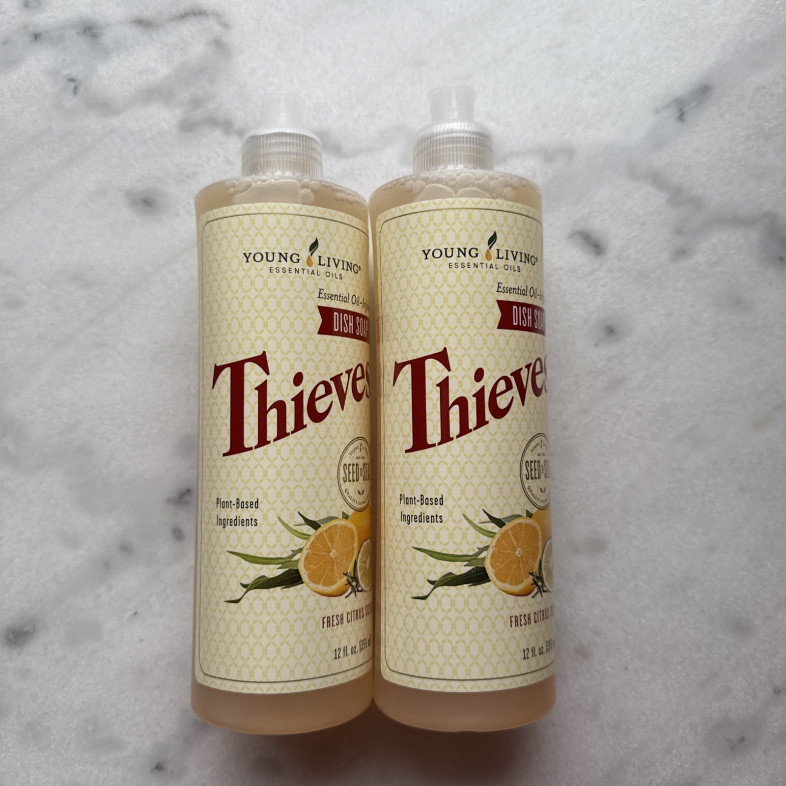 Young Living Thieves Dish Soap (2 Packs) – New – Sealed. MFG: 11/2024.