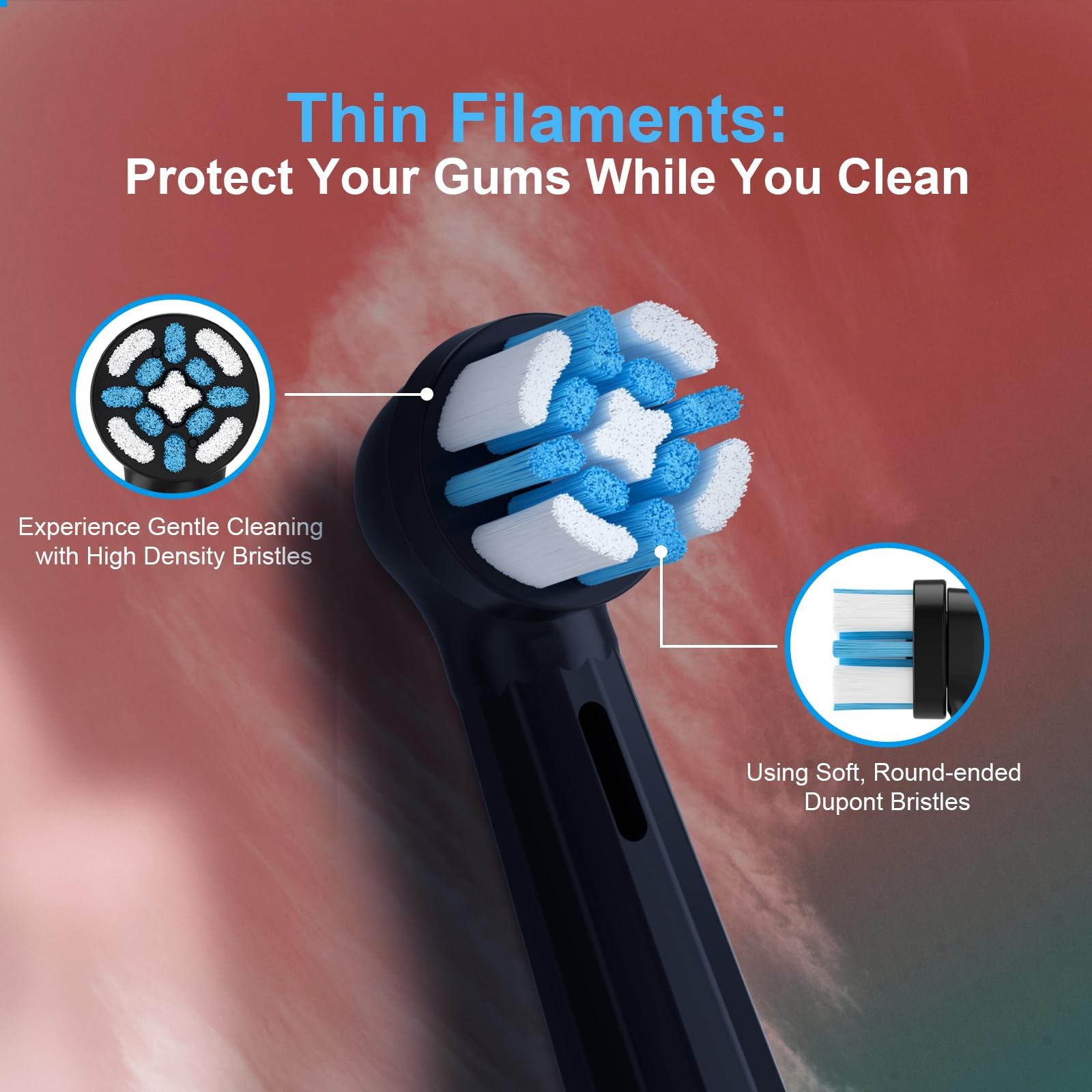 NEW UPDATED VERSION, Toothbrush Heads with Braun Oral-B iO 3/4/5/6/7/8/9/10 S…