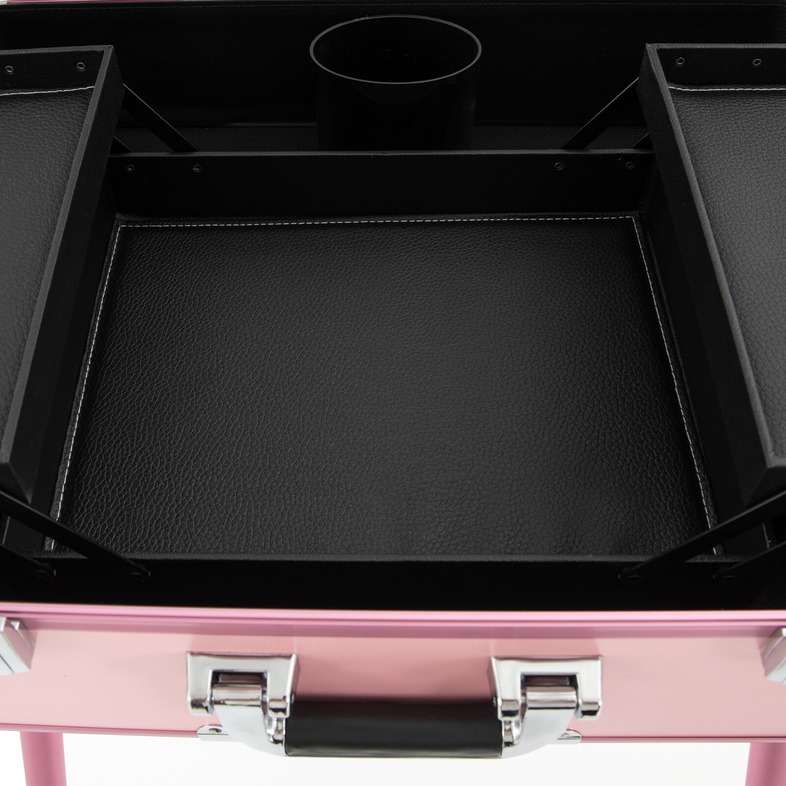 Professional Cosmetic Travel Case Vanity Organizer Rolling Makeup Train Case