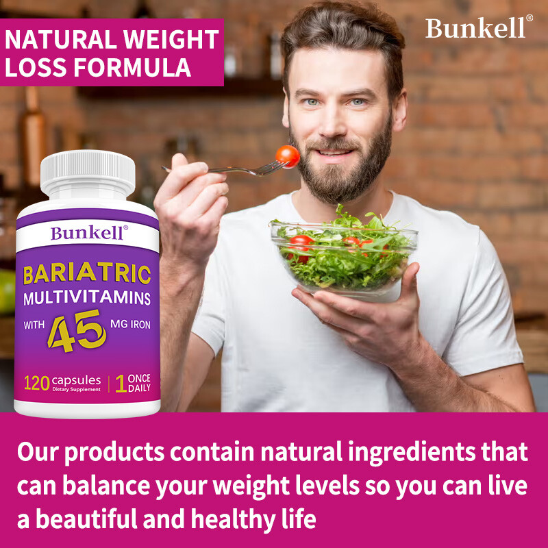 (5 pack）Bariatric Multivitamin | Capsule | 45mg |120 Count