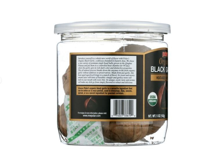 MW Polar USDA Organic Black Garlic 5 oz (Pack of 1), 5 Ounce 1)