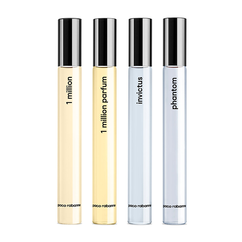 Paco Rabanne Discovery Travel Set 10.0 ML(Phantom, Invictus, 1 Million Parfum, E