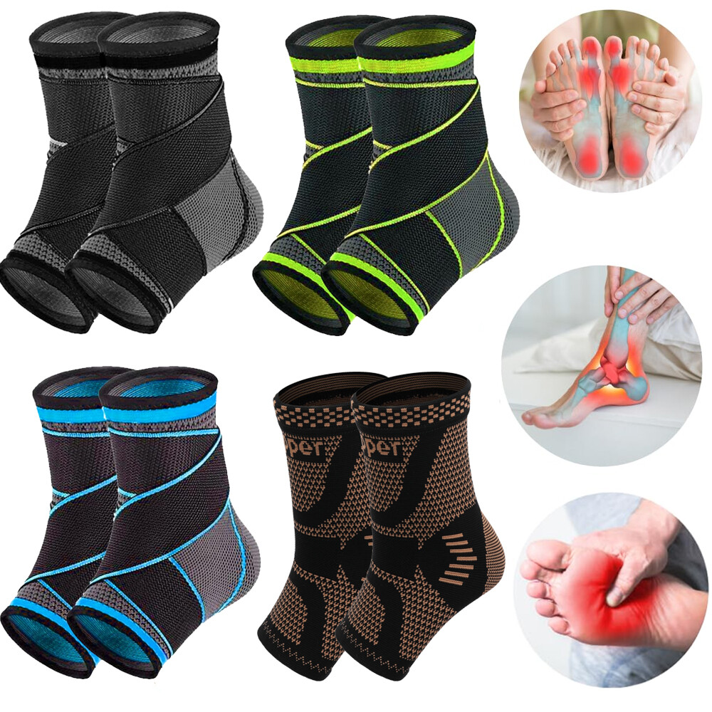 Tobilleras Deportiva Ajustable Compresión PROTECTOR DE TOBILLO Soporte Tobillera