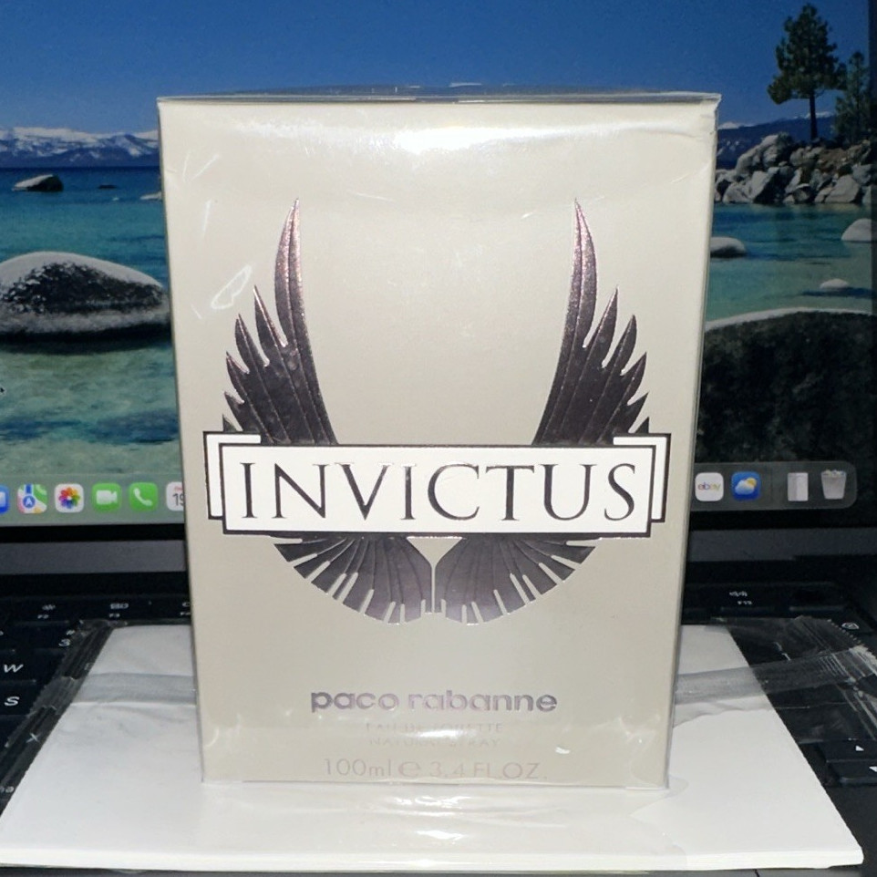 Paco Rabanne Invictus Eau de Toilette Spray 3.4 fl oz Regular Size