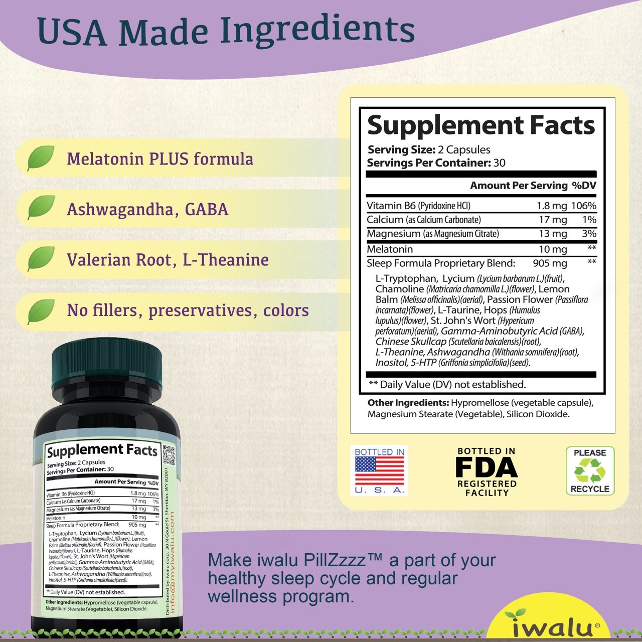 Mulungu: Nature’s Answer to Stress & Sleep – Sleep Aid Supplement, Capsules USA