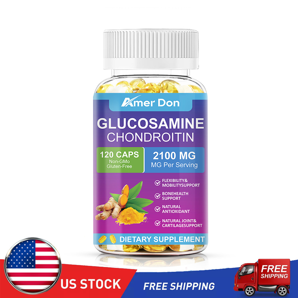 Glucosamine Chondroitin Turmeric MSM Triple Strength Joint Support 2100mg