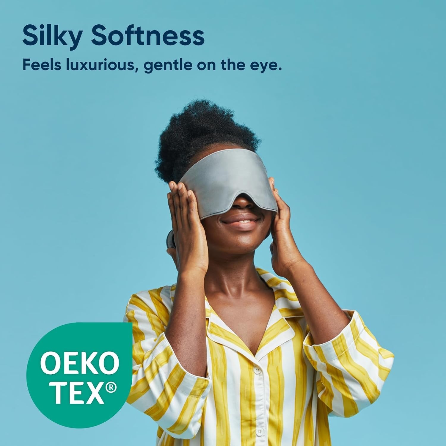 Bamboo Viscose Sleep Mask – Silky Soft & Adjustable