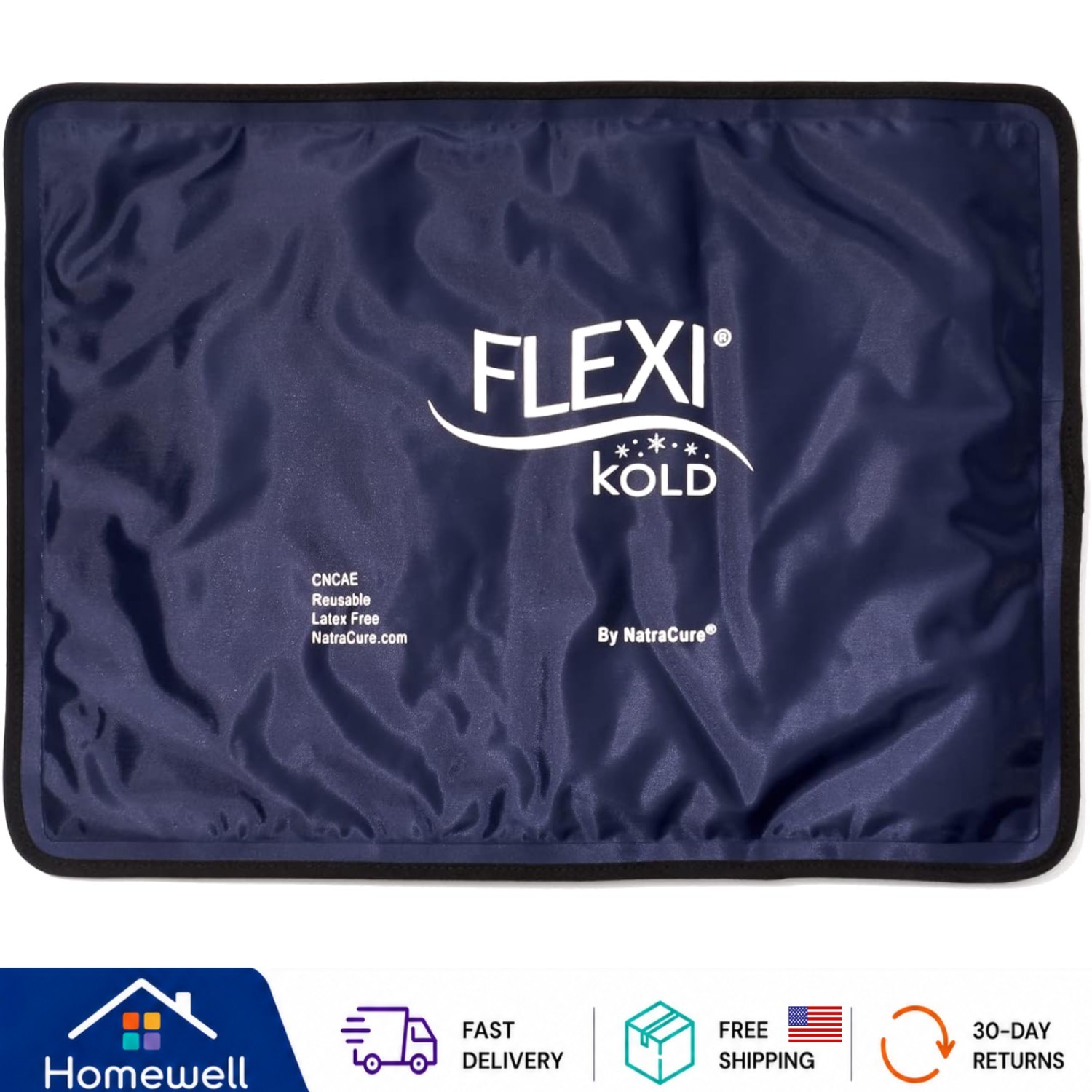 Large 10.5″ x 14.5″ FlexiKold Gel Ice Pack – Ultimate Cold Therapy for Injuries