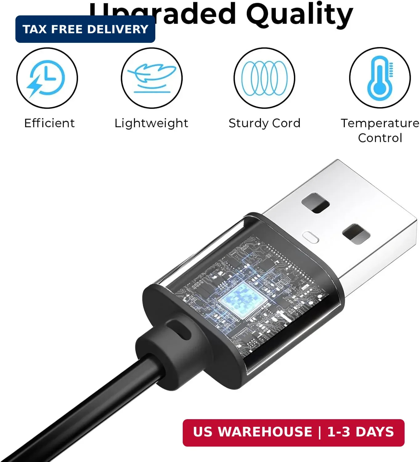Charging Cable for Philips Sonicare Cordless Power Flosser 3000 HX3826/21, HX382