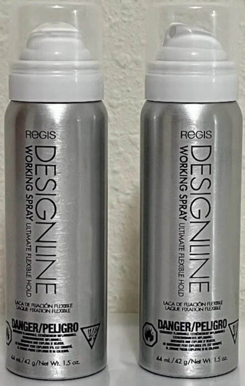 REGIS DESIGNLINE Working Spray Ultimate Flexible Hold 1.5oz Lot Of 4All NEW