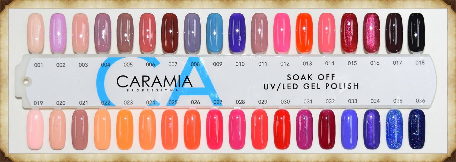 CARAMIA Gel Polsih & Nail Lacquer Matching Duo 0.5oz (#01- #200) – Pick Any