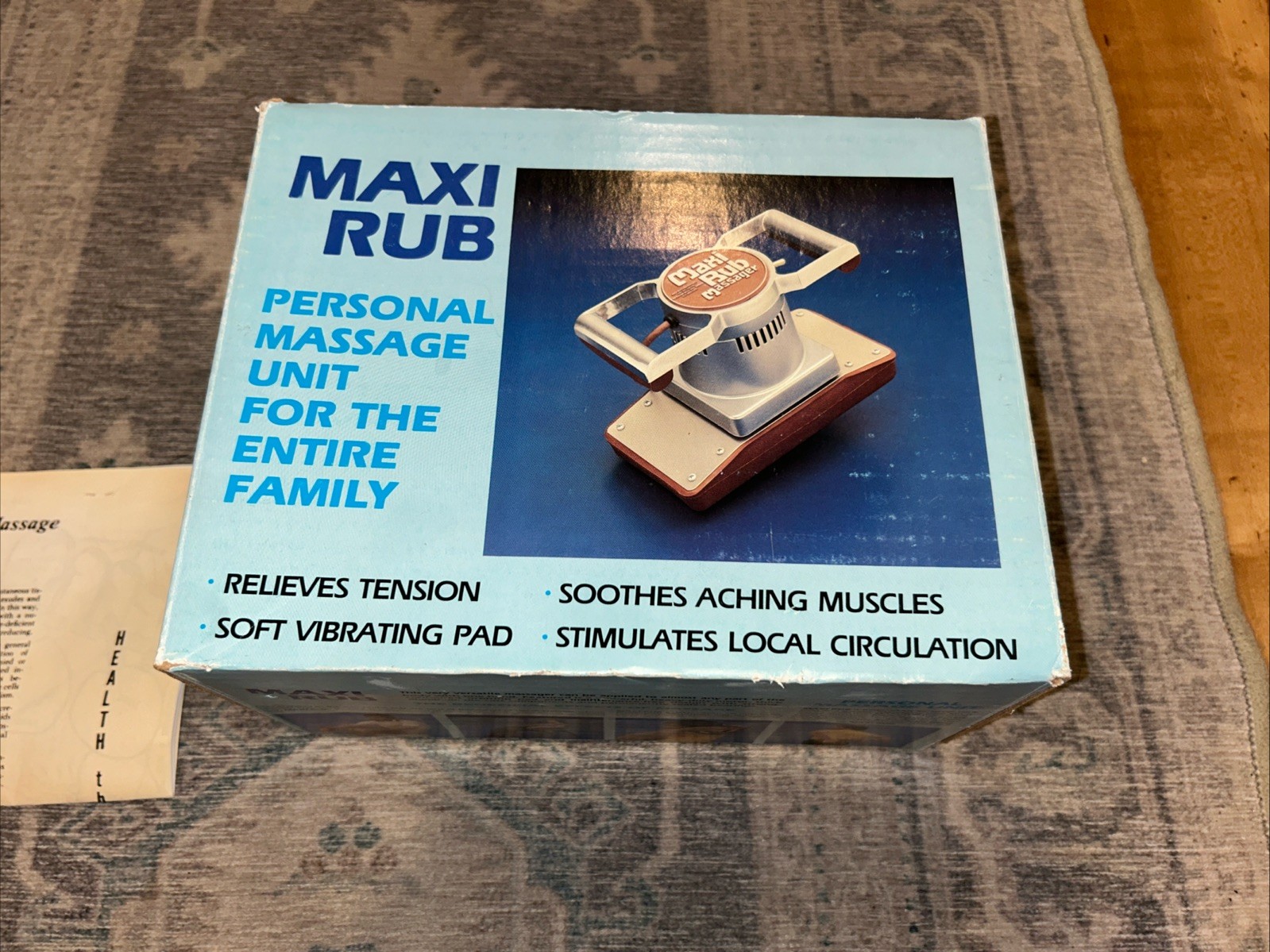 MAXI RUB Heavy Duty Professional Chiropractic Padded Massager Full Body