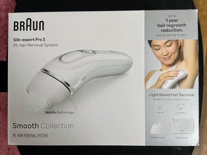 Braun Silk-expert Pro 3 PL3120 IPL Hair Removal System – Brand New Open Box