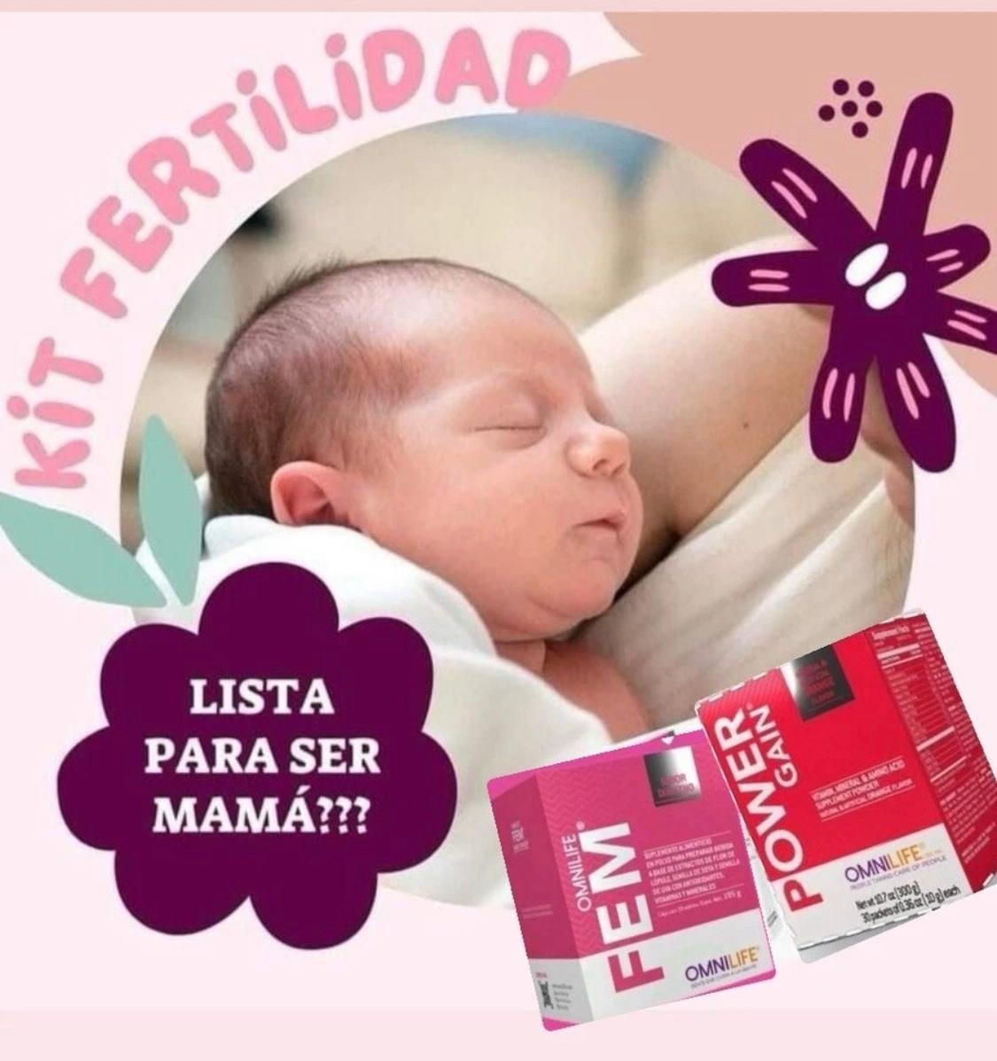 Kit Fertilidad . sistema Hormanal, Power , OML FEM Y Hom Plus