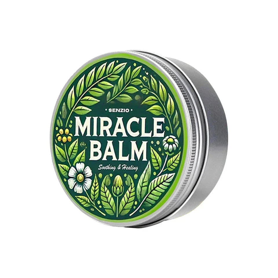 Senzio Balm Soothing Massage Cream for Back Hands Feet & Body 2 Oz