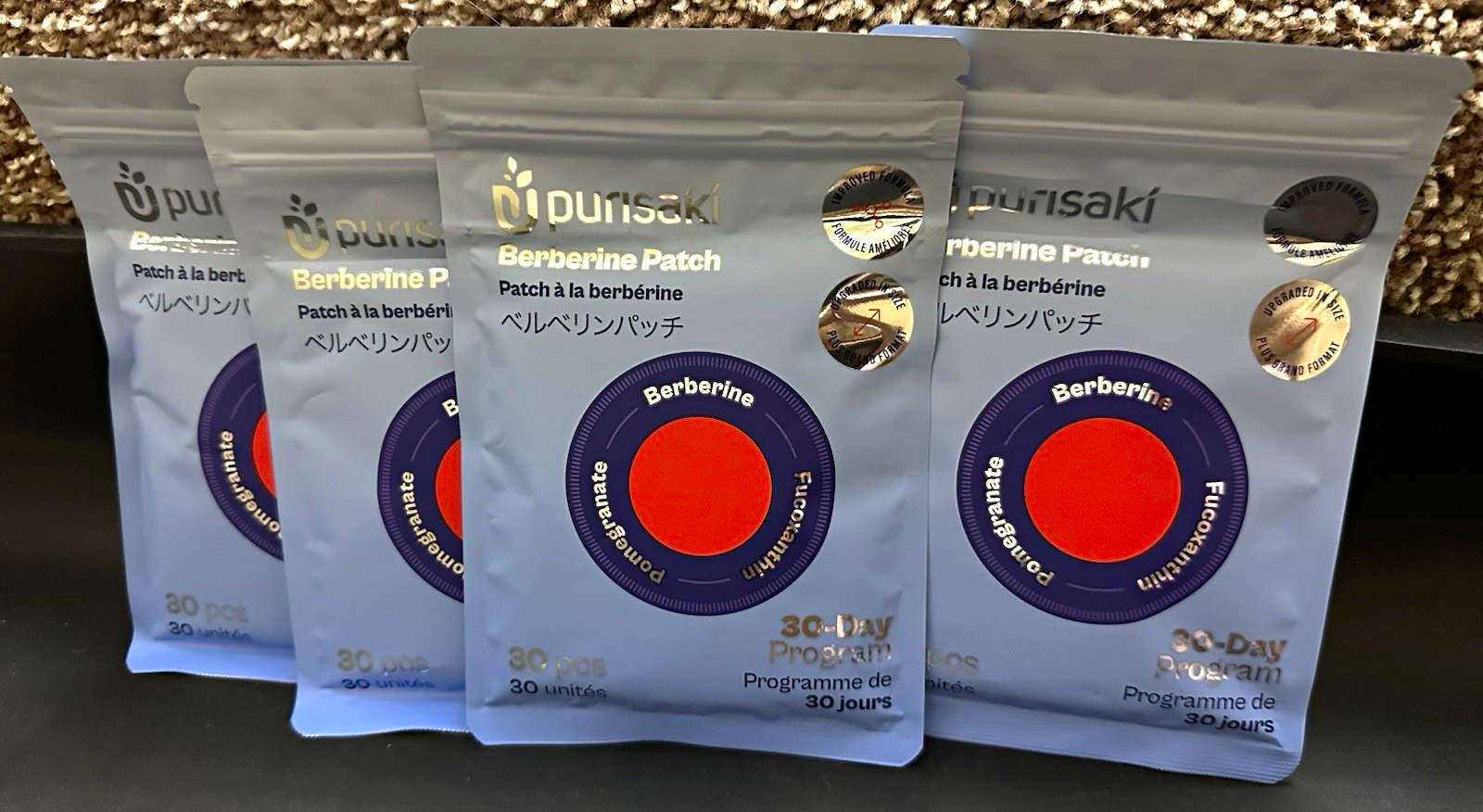 Purisaki Berberine Weight Management Patch 30 Pcs Up to 8 Hours Exp 01/2026