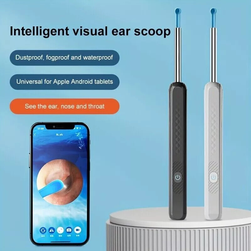 Wireless Ear Wax Remover Camera HD Ear Endoscope Spoon Pick Cleaning Tools Set