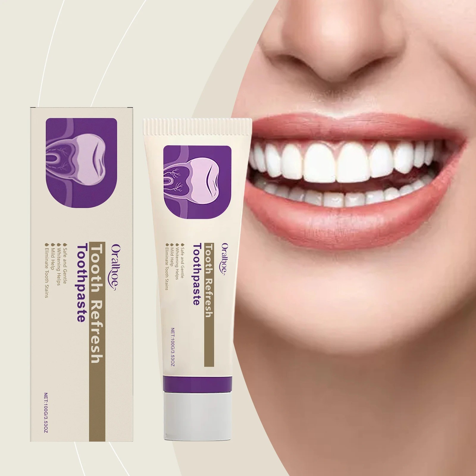 KREAIN Nature Oral Care Toothpaste for Toothacne & Sensitivity & Bad Mouth 100ml