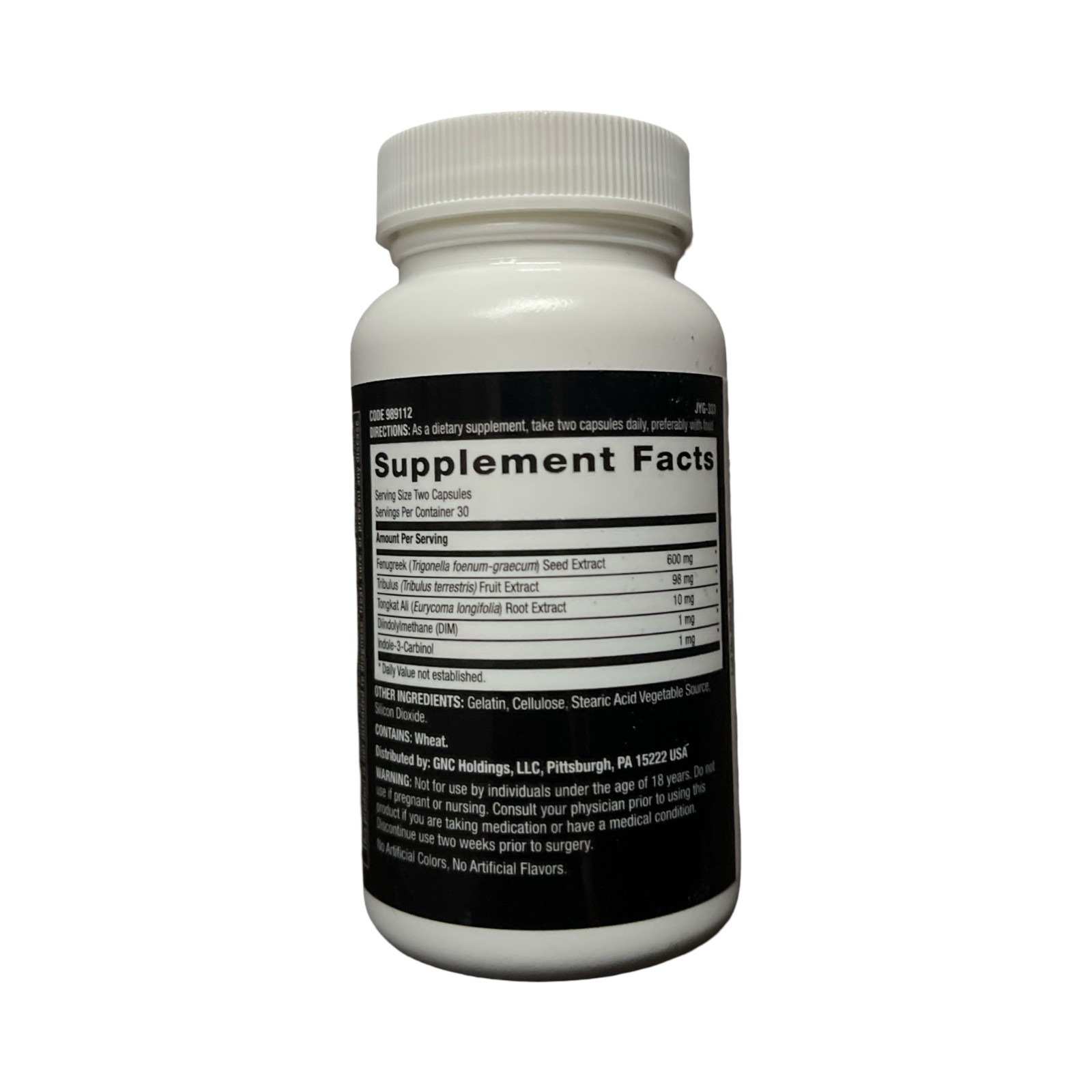 NO BOX, GNC Mega Men Advanced Testosterone Test Booster 60 Capsules – Exp 12/27