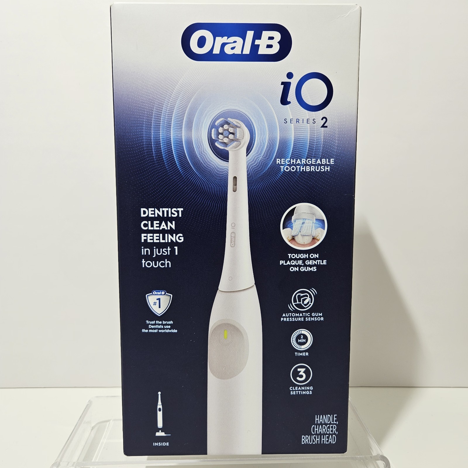 Oral-B iO Series 2 Rechargeable Toothbrush Electric Powered White New Sealed