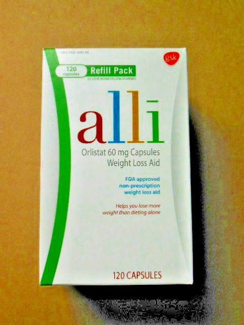 Weight Loss Diet Pills, Orlistat 60 mg Capsules 120 Count pack EXP 10/2027