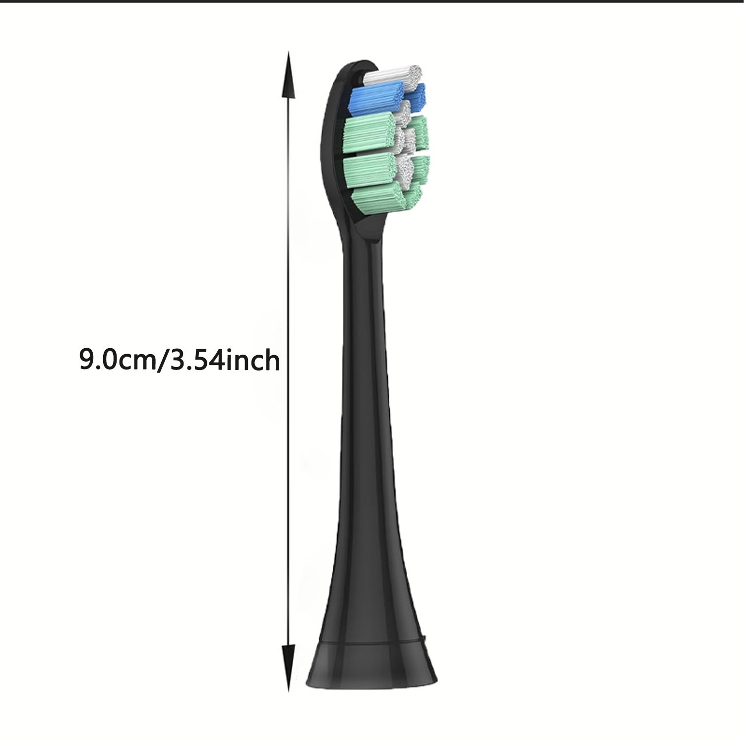 8x Packs W2 for Philips Sonicare DiamondClean Toothbrush Heads – White & Black