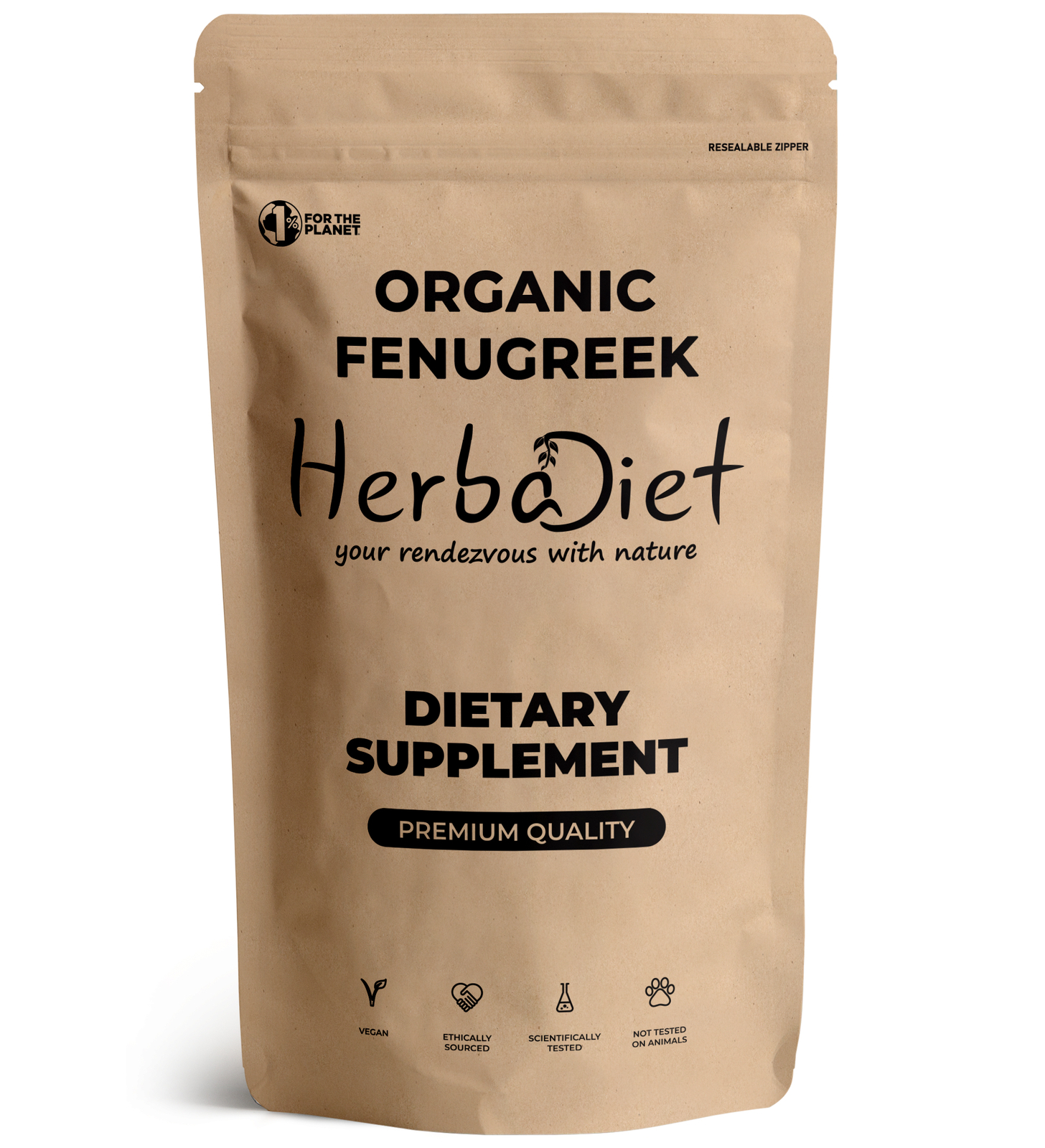Organic Fenugreek Powder Premium Grade Methi Seed Women Health Libido Supplement