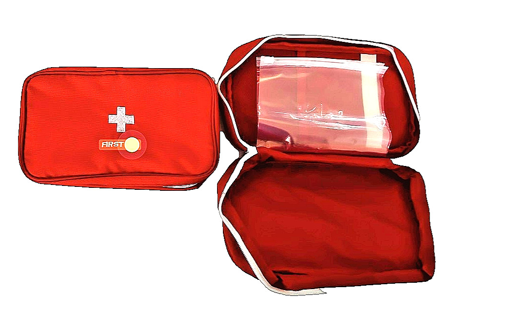 First aid bag Small /Includes 10 QuikClot Combat Gauzes Exp 2029