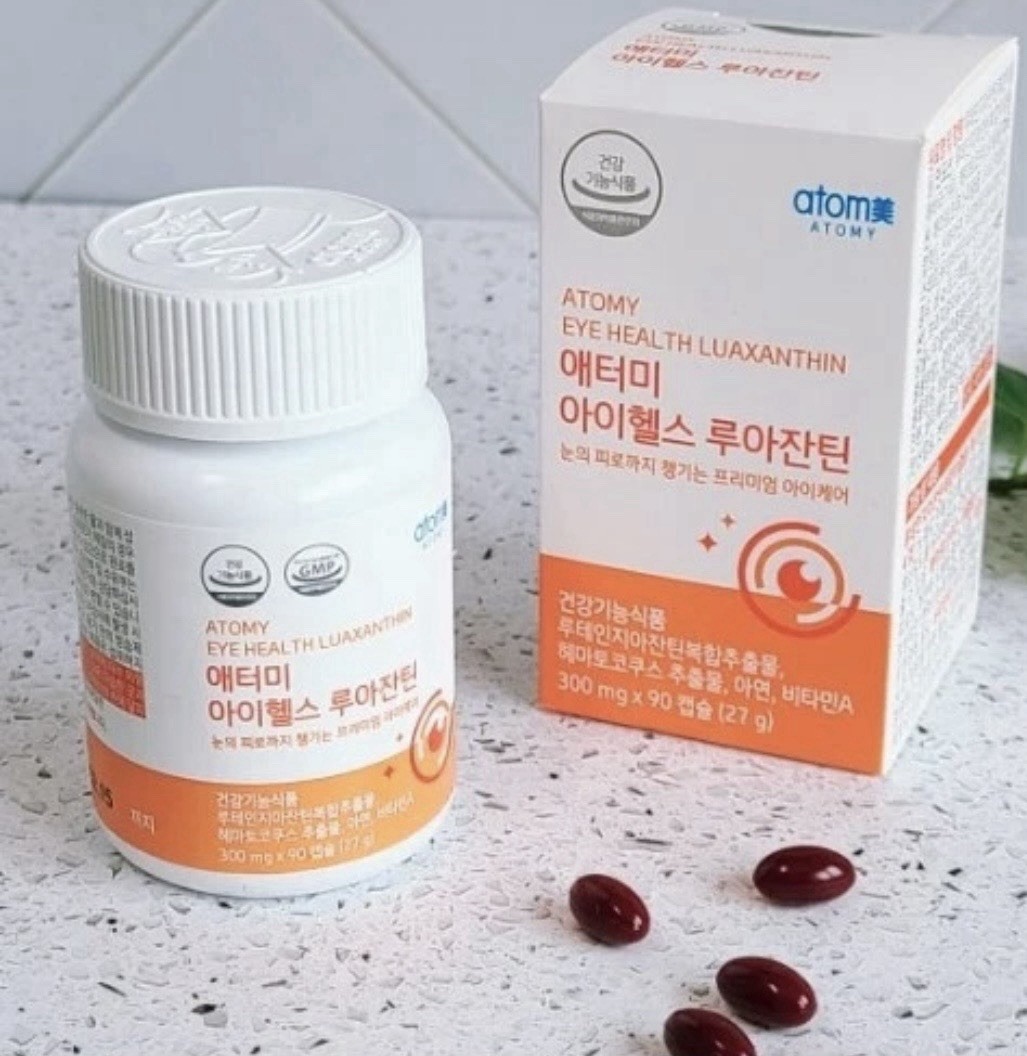 ATOMY Eye Health Luaxanthin 300mg x 90 capsules Eye Strain Mancular made Korea