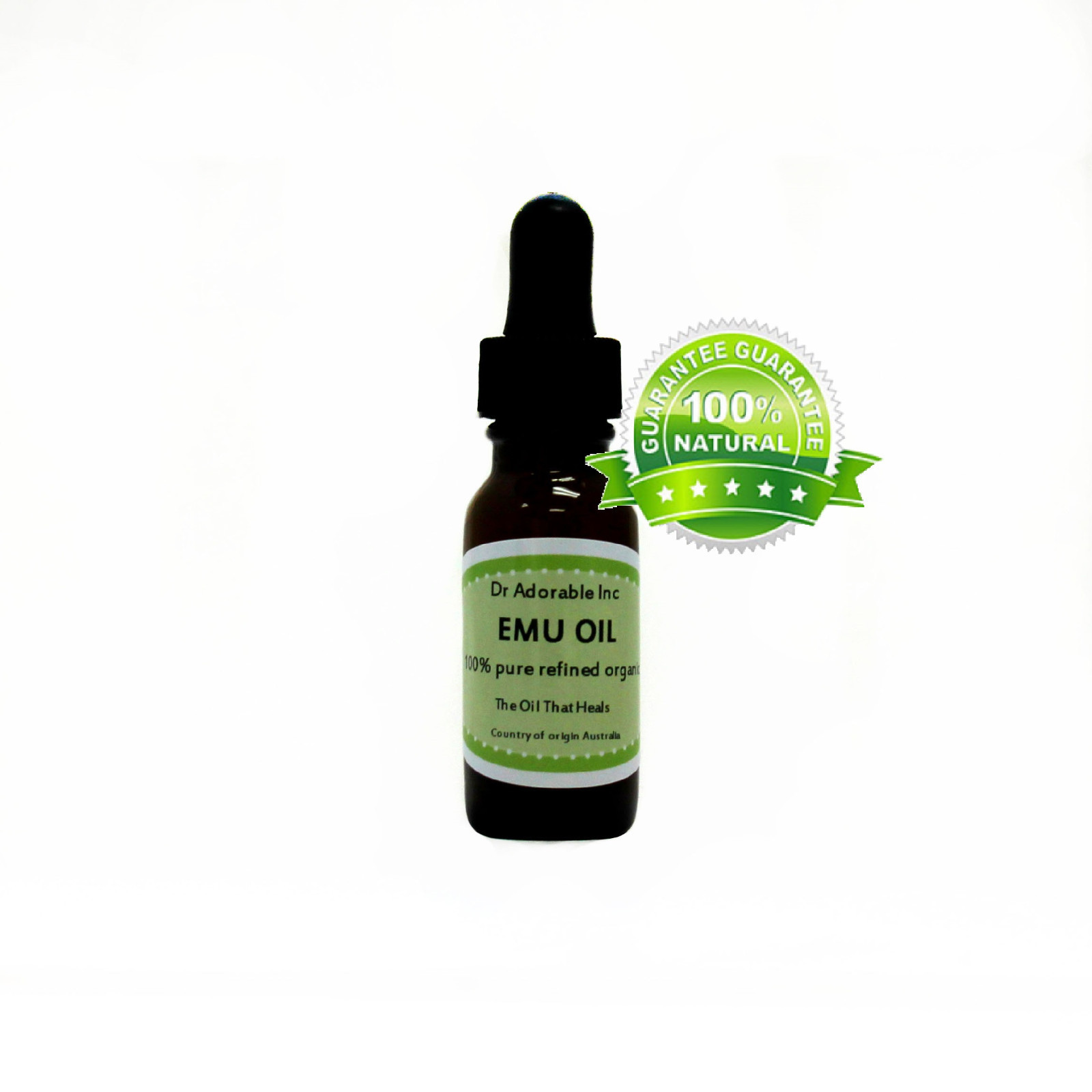 PURE ORGANIC EMU OIL NATURAL FRESH AUSTRALIAN 2 OZ 4 OZ 8 OZ -128 FL.OZ/7 LB