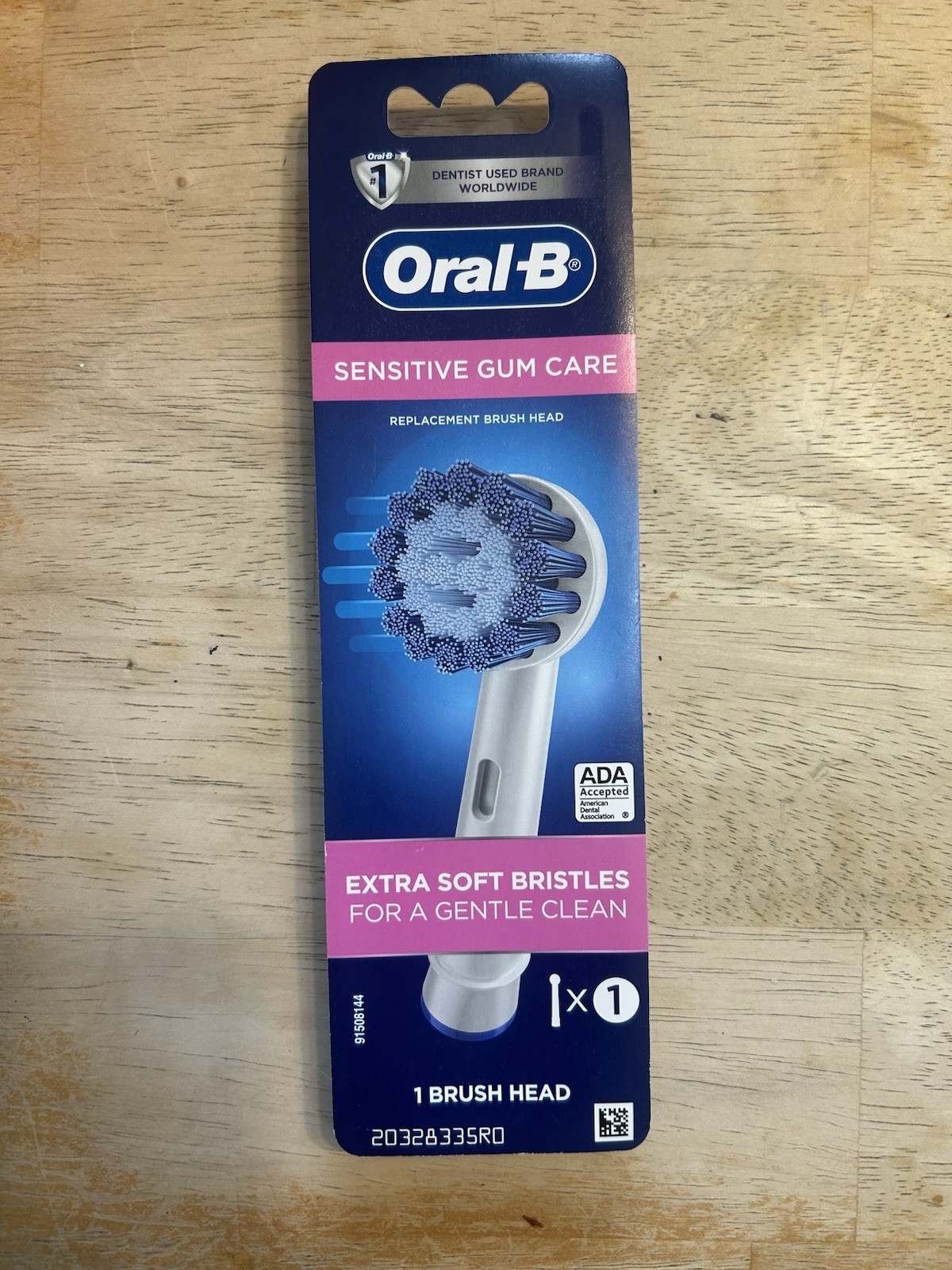 NIB One Oral B Sensitive Gum Care Replacement Head Extra Soft
