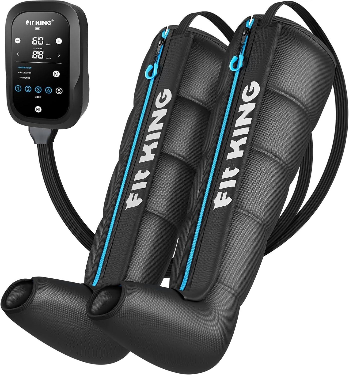 Pro Leg Massager Athlete Compression Recovery Boots Cordless M