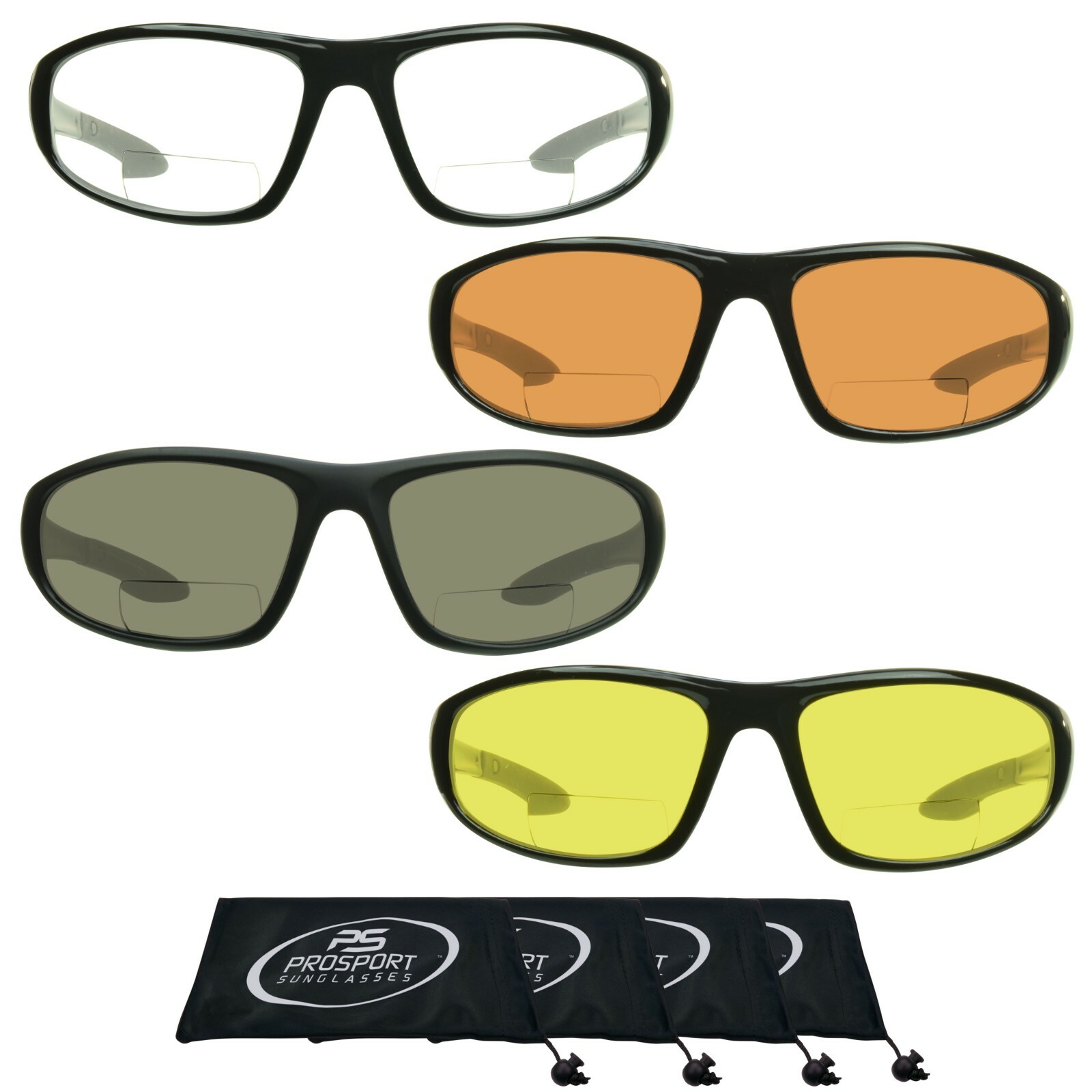 Z87 Safety Bifocal Sunglass Reader Men Women Blue Light Blocker HD Yellow Clear