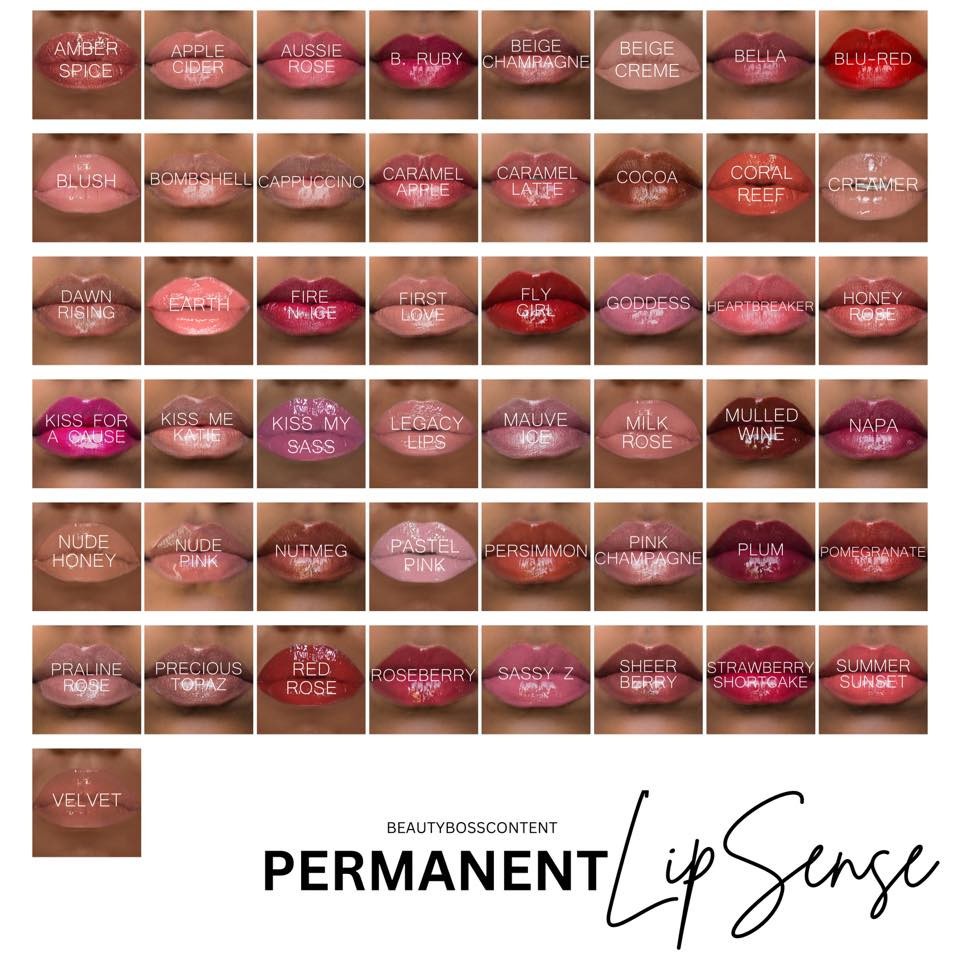 Authentic LipSense Lip Colors