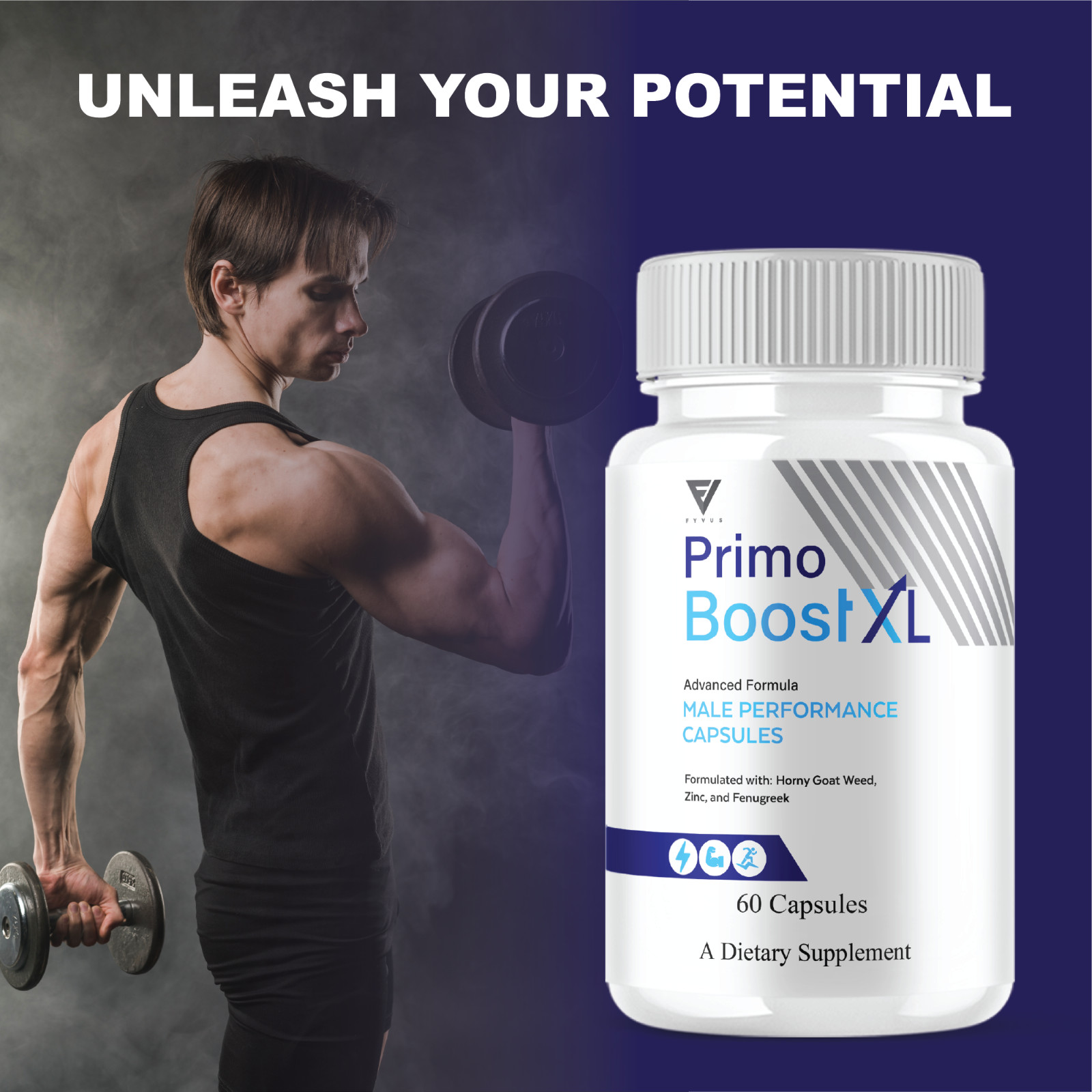 Primo Boost XL Performance Capsules, PrimoBoostXL Pills (60 Capsules)