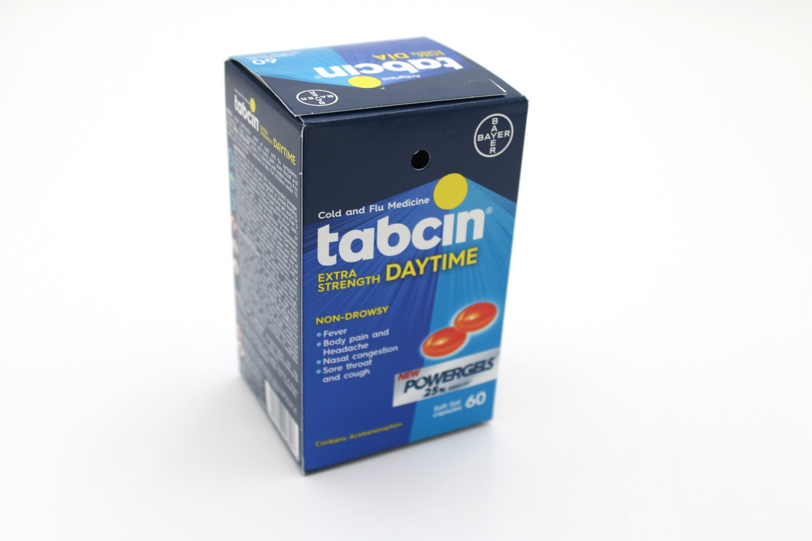 Tabcin / Extra Fuerte Dia / Antigrip / 60 Tabletas de Gelatina