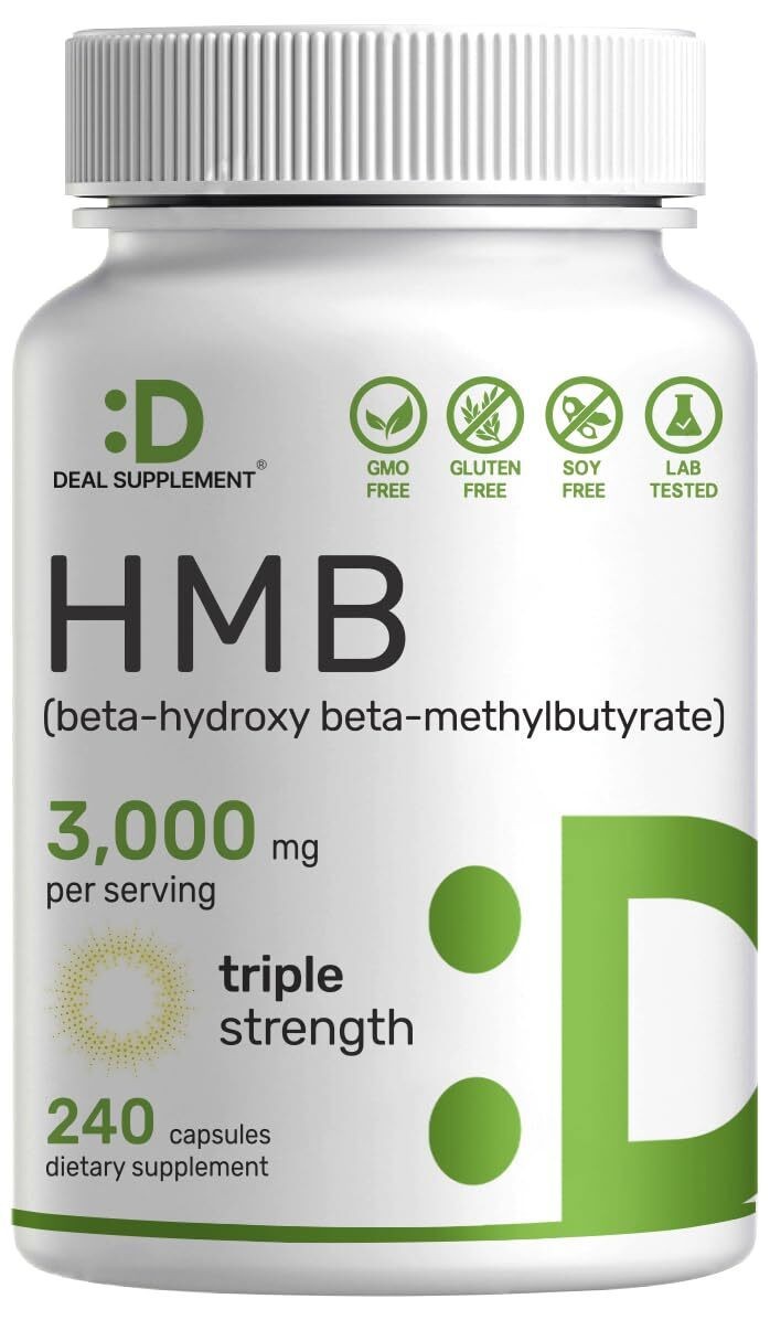 Ultra Strength HMB Supplement for Enhanced Muscle Growth and Retention 240 Caps