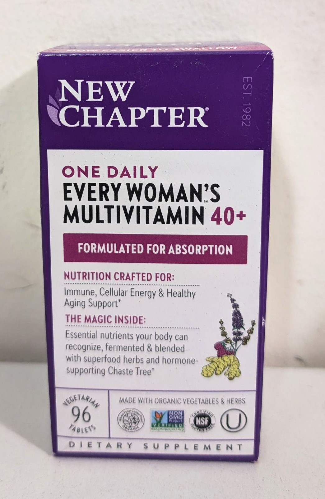 New Chapter Every Woman’s Multivitamin 40+ 96ct Tablets – EXP 02/27 – NEW