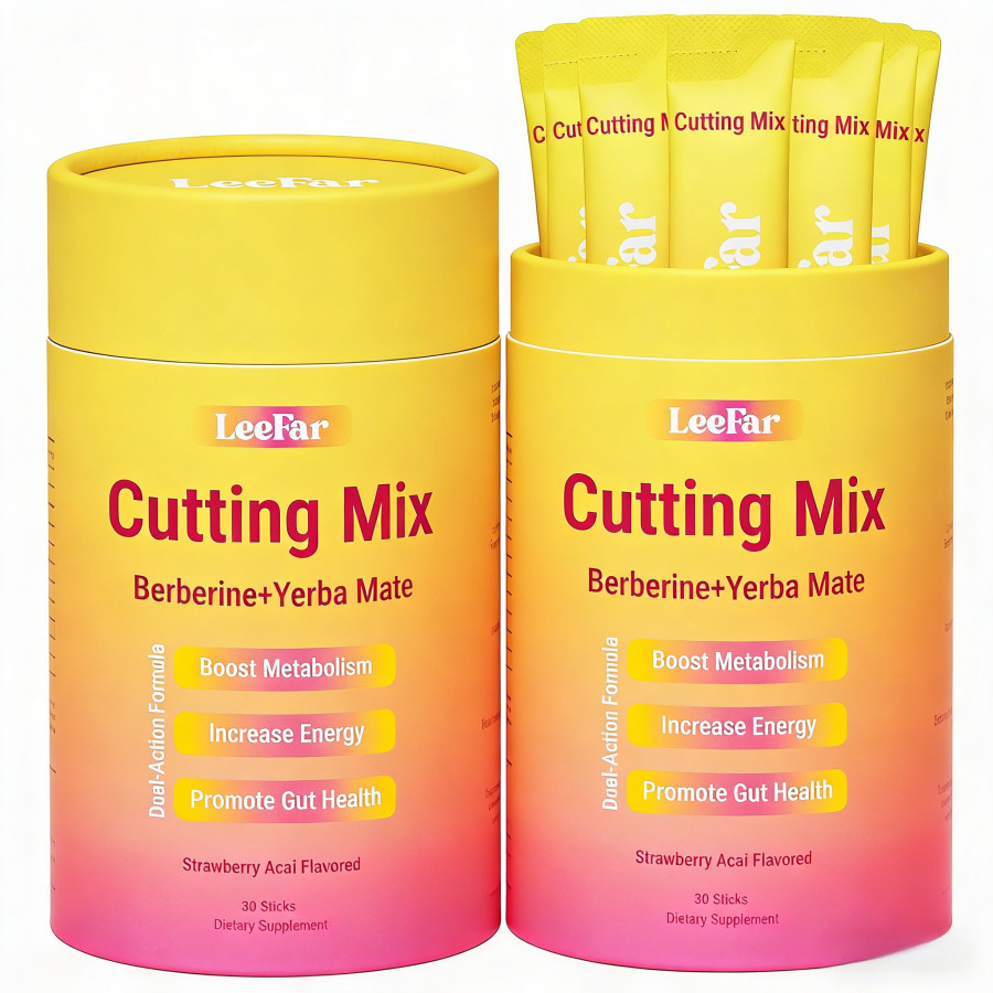 LeeFar Cutting Drink Mix – | Strawberry Açaí Flavor – 30 Servings