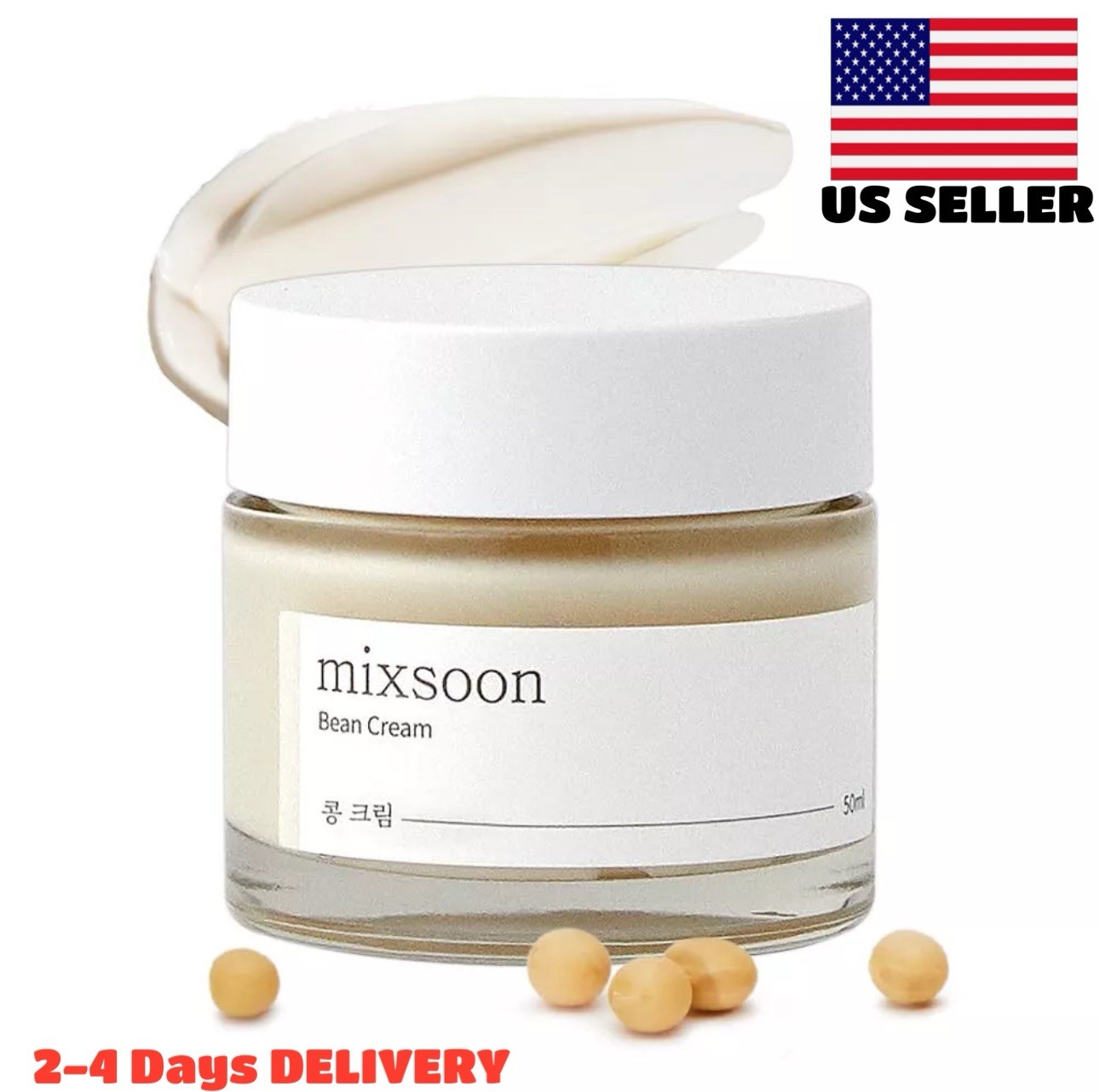 Mixsoon Bean Cream 50ml/ 1.69fl oz, EXP:2027 [US SELLER] FAST DELIVERY