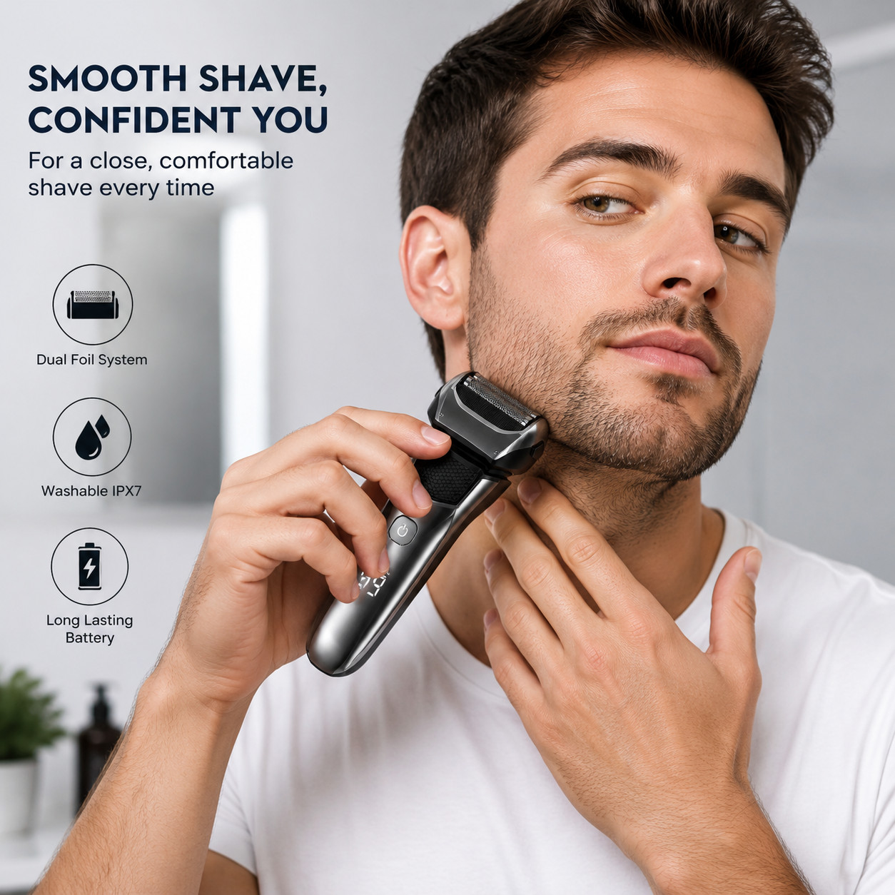 Electric Razor for Men,Shavers for Men Electric Razor Wet Dry
